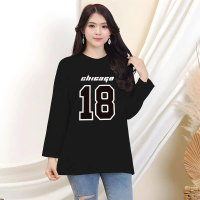 Kaos wanita Lengan Panjang Wanita|Kaos Cewek Atasan Oversize|Kaos Panjang Wanita Terbaru|Kaos Lengan