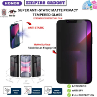 Anti Static Matte Privacy For HONOR X9D,400Lite,X7D,400Smart,200Lite,90Lite,200Smart,X8B Full Screen
