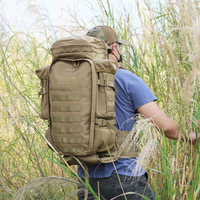 露營背包 多功能戰術一體包 組合背包 背囊狩獵雙肩背包 迷彩登山包 耐用耐磨