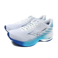 Mizuno WAVE RIDER 28 SW 美津濃 慢跑鞋 運動鞋 白/水藍 女鞋 寬楦 J1GD240621 no252