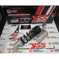 SHOCK YSS NEW G PLUS 300 MM BLACK SERIES FOR BEAT - MIO - FINO - XEON BLACK SILVER