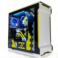 CPU i9 7900X RAM 32G SSD 500GB desktop computer pc With Water-cooling case box enclosure
