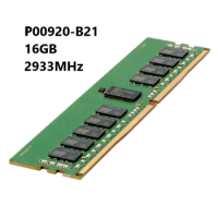 New Smart Memory P00920-B21 16GB 2933MHz PC4-2933 Registered CAS-21 Single Rank x4 DIMM DDR4 RAM for H+P-E ProLiant Gen10Servers