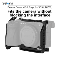 Selens Sony A6700 Baseplate for Sony 6700 Built-in Quick Release Plate for Arca for Quick Switch Between Tripod Stabilizer