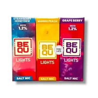 [SALT] Bequ Lights 30ML Original By Poda | Strawberry Honeydew - Mango Peach - Grape Berry | Liquid 