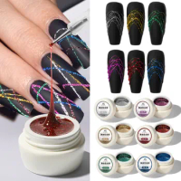 AS Reflective Spider Web Gel Nail Polish Creative Painting Gel Nail Polish Nail Art Design Pull Silk Line Gel Lacquer