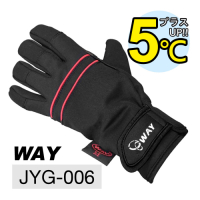 WAY JYG-006 加絨保暖、透氣、防風、防滑、防水、耐寒手套-快
