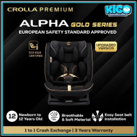 PREMIUM ALPHA R129 Combination Car Seat (0–25kg), (Newborn–6 Years) (Seat Belt) | Buckle Alert Syste