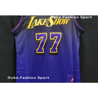 Basketball Jersey #77 Crew Neck Sleeveless Pakaian Sukan Jersi Bola Keranjang Basketball Jersey Slee
