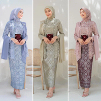 Set Kebaya Couple Kebaya Kutubaru Laksmi Series Kebaya Wisuda Lamaran Tunangan Set Tunik Batik Baju 