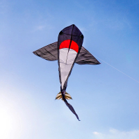 【888ezgo】黑色大鯊魚造型風箏（180*361）（全配/附150米輪盤線）