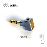 DD ddHiFi New DJ30A 2021 3.5mm Female to 4.4mm Male Adapter For Cayin Ifi Fiio Hiby Shanling etc.