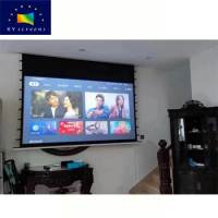 xyscreen in-ceiling motorised tab tension alr 4k ust projection screen for vava fengmi