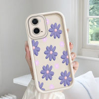 สำหรับ OPPO A36 A76 A96 เคส เคสออปโป้ เคสโทรศัพท์ Flower Case T31470