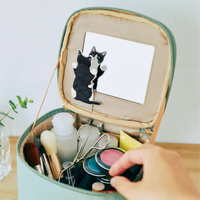 【日本Felissimo】貓咪化妝包 化妝收納包 旅行收納包 三色