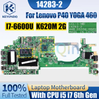 14283-2 For Lenovo P40 YOGA 460 Notebook Mainboard I5-6200U I7-6600U K620M 2G 00UP142 01HY678 Laptop Motherboard Full Tested