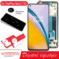 Original AMOLED Display for OnePlus Nord 2 5G LCD DN2101 DN2103 Touch Screen Digitizer Replacement Parts