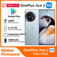 Oiginal OnePlus ACE 2 Global Rom 5G Mobilephone 6.74 Inch 3D AMOLED Snapdragon 8+ Octa Core 50MP Triple Camera used phone