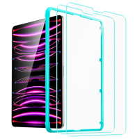 【ESR 億色】iPad Pro 2022/2021/2020/2018 12.9吋 高清鋼化玻璃膜保護貼-2片裝