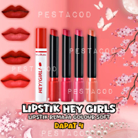 GET 4 PCS WARNA H3NGF4NG H3Y GIRL LIPSTIK KOREA MATTE TAHAN LAMA