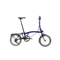 【Brompton】P Line - 2024 藍清漆 - M把 4速 附後貨架(B3BP-PLN-BKLAQN)