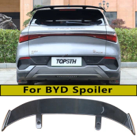 For BYD ATTO 3 Yuan Dolphin Song SUV Hatchback Rear Trunk Lid Spoiler Wing Car Tailgate Flap Trim Decklid Lip Body Accessories