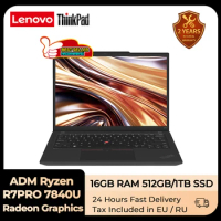 2023 Lenovo ThinkPad X13 Laptop AMD R7 Pro 7840U Radeon Graphics 16GB RAM 512GB/1TB SSD 13.3inches 300nit LED Notebook PC