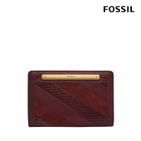 FOSSIL Liza 真皮短夾-紅木色 SL8295631