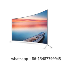 Factory direct 55/65/75 inch 4K u LTRA-thin smart TV explosion-proof LED curve screen TV fashion design