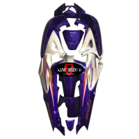 ชุดสี เฟรม เวฟ 125 R wave 125 R ครบคัน จำนวน 12 ชิ้น รถปี 2004 สีม่วงตัดบรอน รูกุญแจกลม