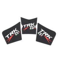 Motorcycle Tank Traction Pad Side Gas Knee Pad Protector Sticker For Benelli TRK251 TRK 251 2018 2019 Accessories