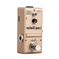 Ln-332S Loop Station Looper Effects Pedal Unlimited Overdubs 10 Minutes Of Looping, 1/2 Time, And Reverse