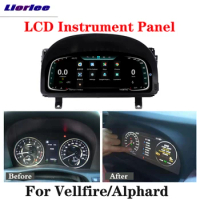 Car Accessories Android LCD Instrument Panel Cluster For Toyota Vellfire/Alphard 2015-2018 2019 GPS Navigation Dashboard