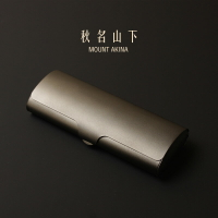 眼鏡盒高級感金屬彩色鋁合金簡約男近視眼鏡盒老花鏡硬殼收納盒子