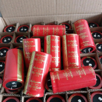 Elco rubycon merah 100v 10000uf kode USR japan