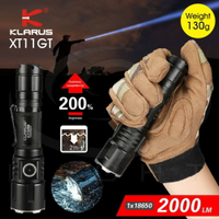 【錸特光電】KLARUS XT11GT 2000流明 XHP35 HI D4 LED 強光戰術手電筒 一鍵爆閃 USB充
