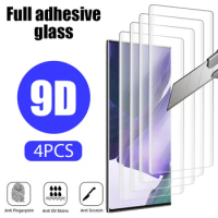 4Pcs 9D Full Cover Tempered Glass for Samsung S21 S22 S23 Plus Screen Protector for Samsung Note 20 10 9 S22 S20 S9 S10 S8 Plus