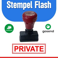 Stempel Otomatis PRIVATE Stempel Flash PRIVATE Ukuran Besar