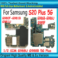Unlocked For Samsung Galaxy S20 Ultra Plus 5G G988B G988U S20 G980F G981U G981B S20 Plus G985F G986B G986U Motherboard