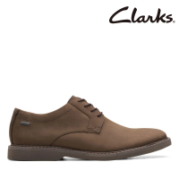 Clarks 男鞋Atticus LT Lo GTX全新升級GTX防水正裝休閒鞋 皮鞋(CLM61224D)