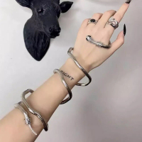Kaluku Mall - SC Gelang Kalung Ular Wrapped Snake Bracelet Necklace Aluminium Alloy - SC181