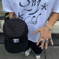 💞free ship💞Mũ PillBox Sọc Enigma Thêu Logo Móc Xích,Mũ Vuông Vintage phong cách hiphop thời trang đư
