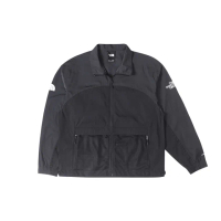 【The North Face 官方旗艦】北面UE男款黑灰色防風防潑水立領防風外套｜89TRKT0