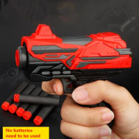 Mini Child Gift Outdoor Fun Sports Air Gun Large Capacity Bullet Toy Gun Airsoft Air Gun Projectile Soft Manual Safe Gun