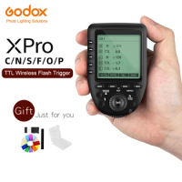 Godox Xpro-C Xpro-N Xpro-S Xpro-F Xpro-O Xpro-P 2.4G TTL Wireless Trigger Transmitter for Canon Nikon Sony Fuji Olympus Pentax
