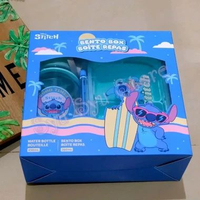 Set lunchbox lunch box kotak makan bekal botol minum gift set Korumi My Melody Tsum Tsum Snoopy Stit