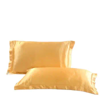 Gold Satin Pillow Shams Soft Smooth Gray/Leopard Pillow case 48x74 cm Solid Rectangle Envelope Pillow Cover Home Textile