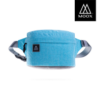 【澳洲穆克斯MOOX】 A5BG 極簡時尚單肩斜背包/腰包 湛水藍