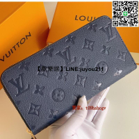 [歡樂購]原廠現貨 皮夾 LV錢抱 零錢抱 長夾 卡夾抱 壓紋長夾 男士女士牛皮 長款拉鏈格子