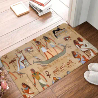 Ancient Egypt Egyptian Greek Non-slip Doormat Farm Bath Bedroom Mat Outdoor Carpet Flannel Modern Decor